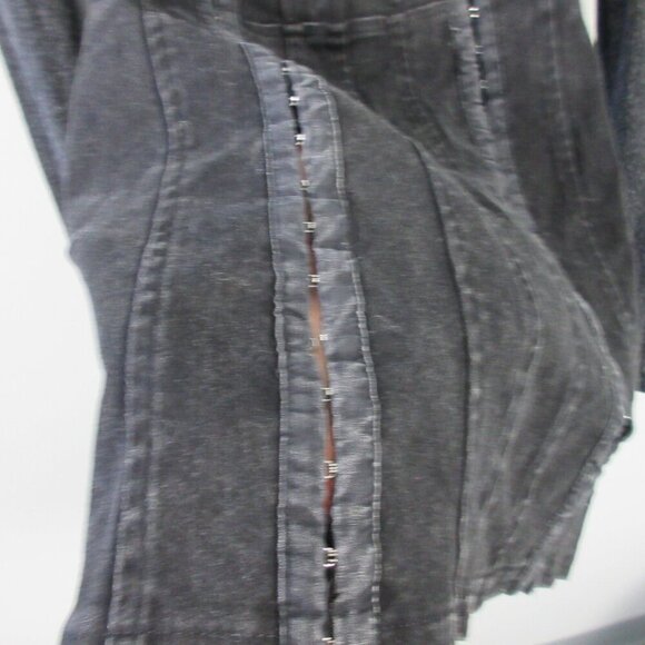 Dolls Kill Darker Wave Dress S Black LS High Neck Whimsigoth Grunge Festival 316 - Picture 9 of 16